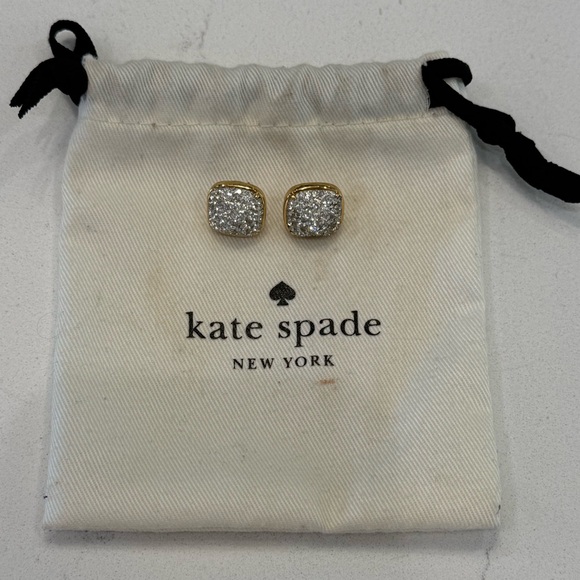kate spade Jewelry - Kate Spade New York Pavé small square stud earrings